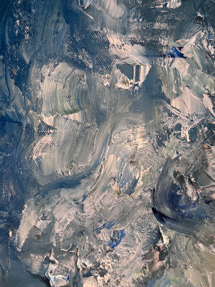 Frequenceies of Blue — detail